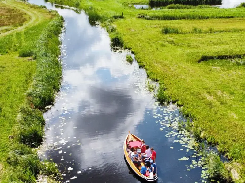 Houten PunterSloep luxe